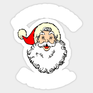 Ask Your Mom If I'm Real Funny Christmas Santa Claus Xmas Sticker